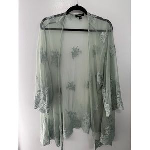 Mint green kimono